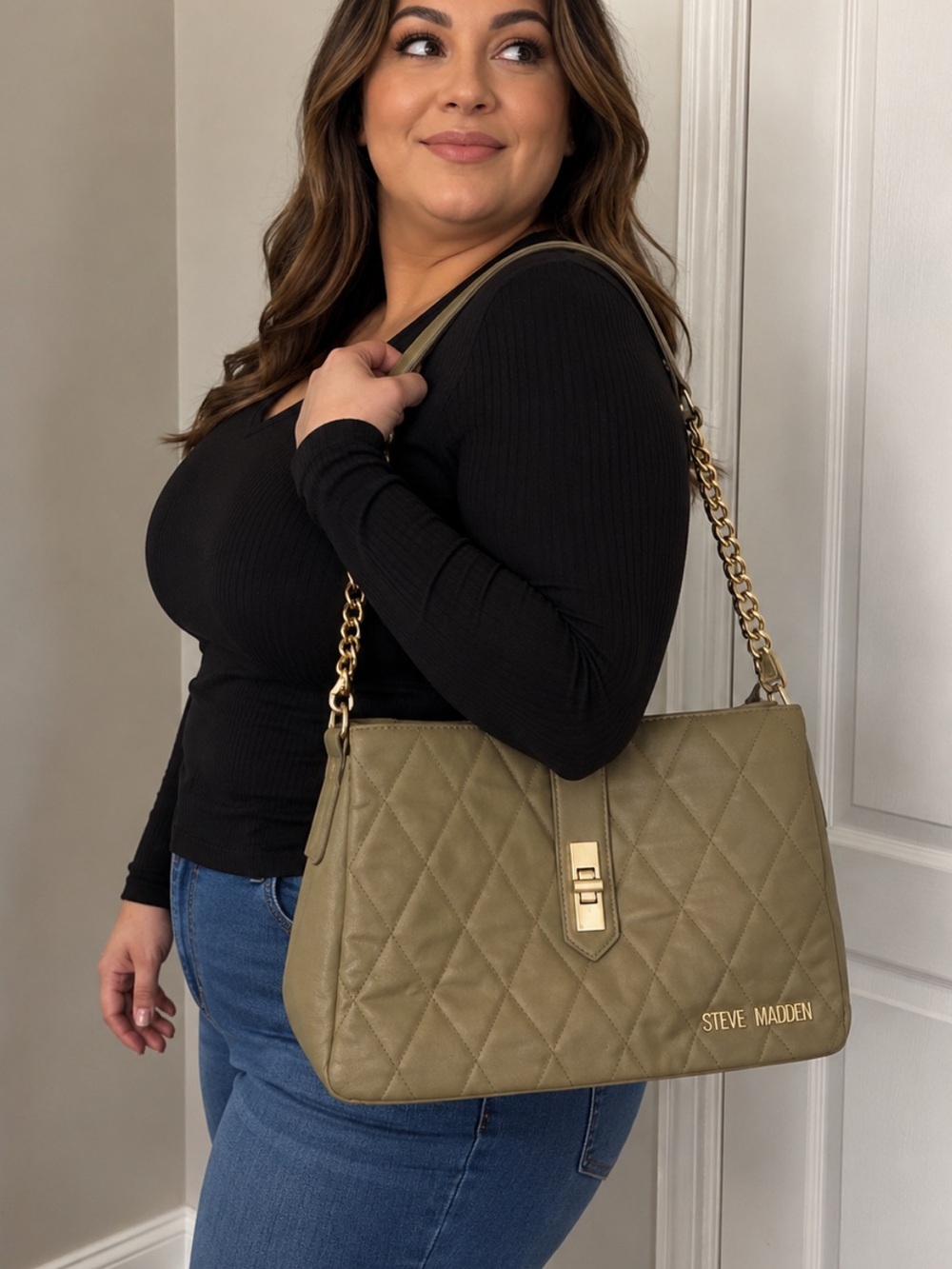 Quilted Steve madden purse